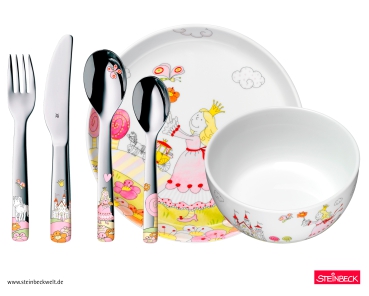 WMF Kindergeschirr-Set Prinzessin Annelie, 6-teilig