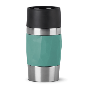 EMSA Thermobecher TRAVEL MUG Compact Petrol 300 ml mit Wunschgravur