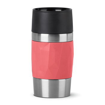 Preview: EMSA Thermobecher TRAVEL MUG Compact Koralle 300 ml mit Wunschgravur