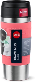 Preview: EMSA Thermobecher TRAVEL MUG Classic Koralle 360 ml mit Wunschgravur