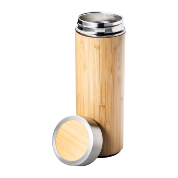 Bambus Isolierflasche ADAMUZ