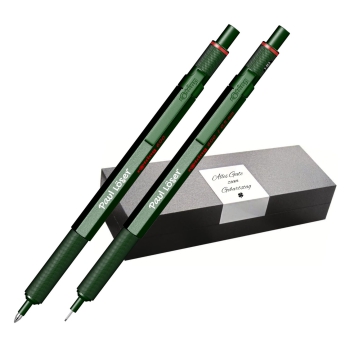 rOtring 600 Set Kugelschreiber & Bleistift grün mit Etui