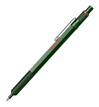 rOtring 600 Kugelschreiber grün mit Etui