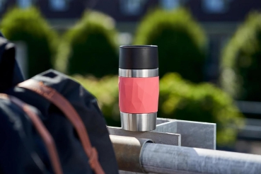 EMSA Thermobecher TRAVEL MUG Compact Koralle 300 ml mit Wunschgravur