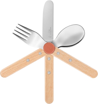 Preview: Le Petit Gourmet Kinderbesteck Koralle – Kinderbesteck-Set