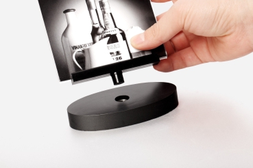 Tischaufsteller T-Form Crystal