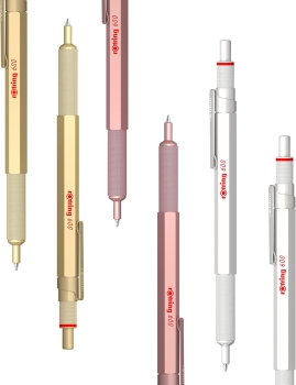 rOtring 600 Kugelschreiber silber mit Etui