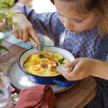 Le Petit Gourmet Kinderbesteck Regenblau – Kinderbesteck-Set