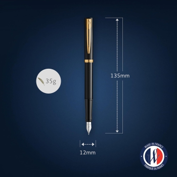 Waterman® Füllfederhalter & Kugelschreiber Impression Black G.T.