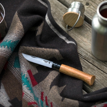 OPINEL N°08 Black Oak Taschenmesser