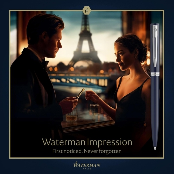 Waterman® Füllfederhalter & Kugelschreiber Impression White G.T.