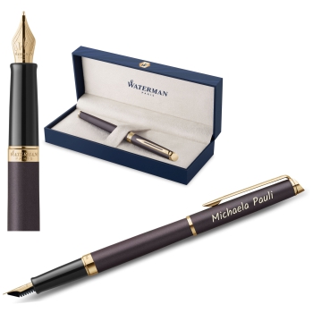 Waterman® Füllfederhalter Hemisphere Lava Black G.T.