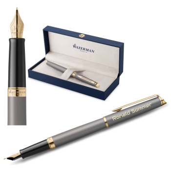 Waterman® Füllfederhalter Hemisphere Grey Metallic G.T.