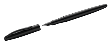 PELIKAN Füllhalter Jazz® Noble Elegance P36 Carbon Schwarz mit Gravur