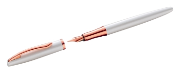 Pelikan Schreibset Jazz® Noble Elegance K/P36 Perlmutt Weiß mit Gravur