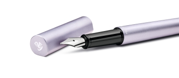 Pelikan Set aus Kugelschreiber und Füllhalter Ineo® Elements Lila-Violett mit Gravur
