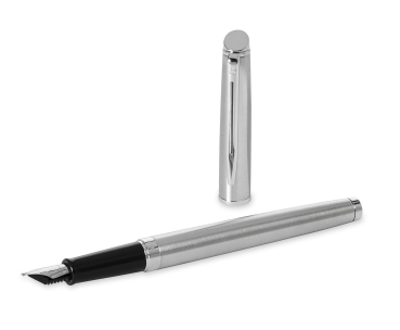 Waterman® Set aus Kugelschreiber und Füllfederhalter Stainless Steel C.T.
