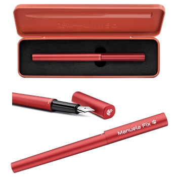 Pelikan Füllhalter Ineo® Elements P6 Feuer-Rot mit Gravur