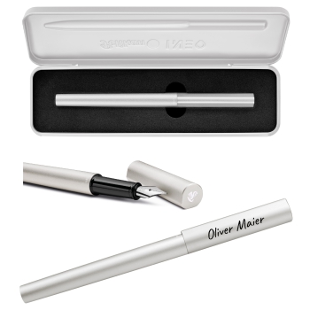 Pelikan Füllhalter Ineo® Elements P6 Silber mit Gravur