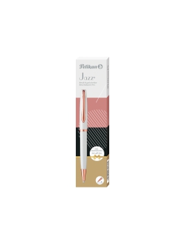 Pelikan Kugelschreiber Jazz® Noble Elegance K36 Perlmutt Weiß mit Gravur