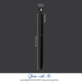 Pelikan Kugelschreiber Ineo® Elements K6 Schwarz mit Gravur
