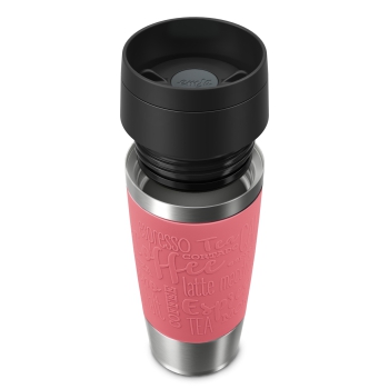 EMSA Thermobecher TRAVEL MUG Classic Koralle 360 ml mit Wunschgravur