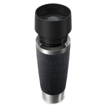 Preview: EMSA Thermobecher TRAVEL MUG Classic Schwarz 500 ml mit Wunschgravur