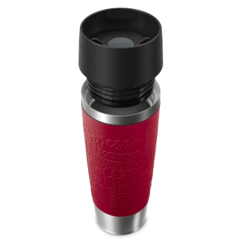 EMSA Thermobecher TRAVEL MUG Classic Rot 500 ml mit Wunschgravur