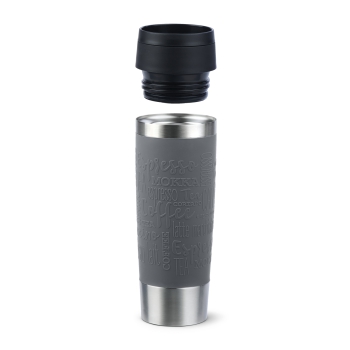 Preview: EMSA Thermobecher TRAVEL MUG Classic Pfeffergrau 500 ml mit Wunschgravur