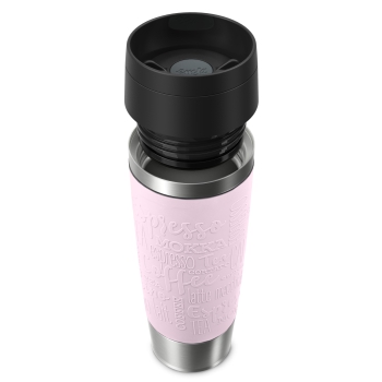 EMSA Thermobecher TRAVEL MUG Classic Rosa 500 ml mit Wunschgravur
