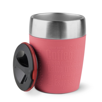 Preview: EMSA Thermobecher TRAVEL CUP Koralle 200 ml mit Wunschgravur