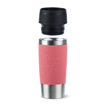 EMSA Thermobecher TRAVEL MUG Classic Koralle 360 ml mit Wunschgravur