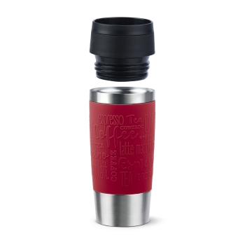 Preview: EMSA Thermobecher TRAVEL MUG Classic Dunkelrot 360 ml mit Wunschgravur