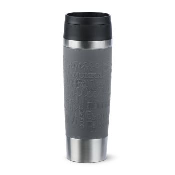 Preview: EMSA Thermobecher TRAVEL MUG Classic Pfeffergrau 500 ml mit Wunschgravur