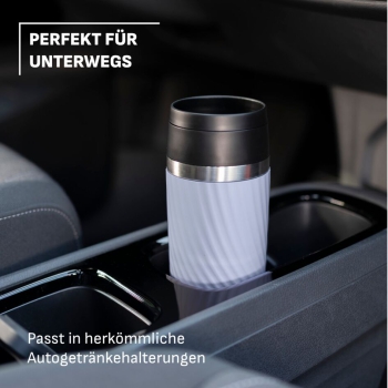 EMSA Thermobecher TRAVEL MUG Classic Twist Lavendel 360 ml mit Wunschgravur