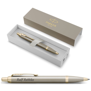 PARKER IM Kugelschreiber The Finishing Touch Collection Sandstone