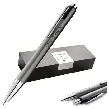 Pelikan Kugelschreiber Snap® Metallic K10 Platin mit Gravur