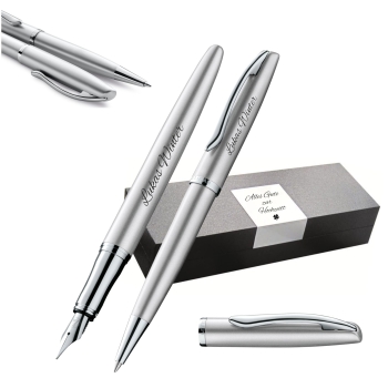 Pelikan Schreibset Jazz® Noble Elegance K/P36 Silber mit Gravur