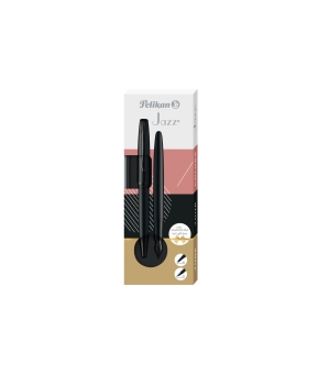 Pelikan Schreibset Jazz® Noble Elegance K/P36 Carbon Schwarz mit Gravur