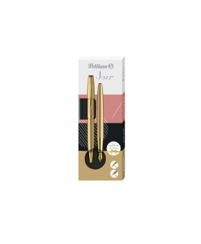 Pelikan Schreibset Jazz® Noble Elegance K/P36 Gold Gelb mit Gravur