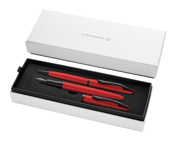 Preview: Pelikan Schreibset Jazz® Noble Elegance K/P36 Red mit Gravur