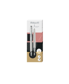 Pelikan Schreibset Jazz® Noble Elegance K/P36 Silber mit Gravur