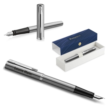 Waterman® Füllfederhalter Impression Stainless Steel CT