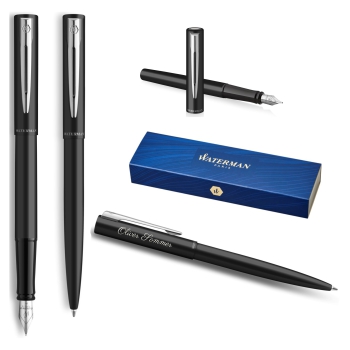 Waterman® Allure Set aus Kugelschreiber & Füllfederhalter Black C.T.