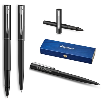 Waterman® Allure Set aus Kugelschreiber & Rollerball Black C.T.