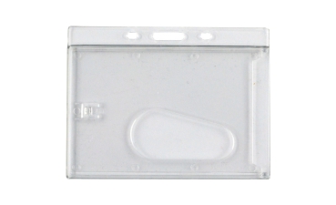 Kartenhalter Querformat mit Ausweisjojo SOLID SILVER