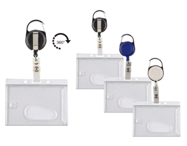 Kartenhalter Querformat mit Ausweisjojo ROUND
