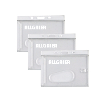 Logodruck für Ausweishüllen und Kartenhalter
