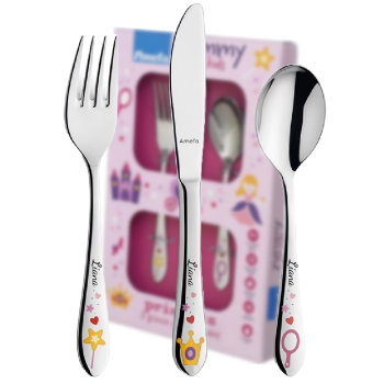 Amefa 3 tlg. Kinderbesteck Yummy Princess