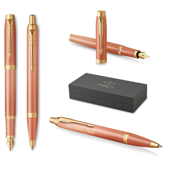 PARKER® IM Rituals Orange GT Füllfederhalter und Kugelschreiber